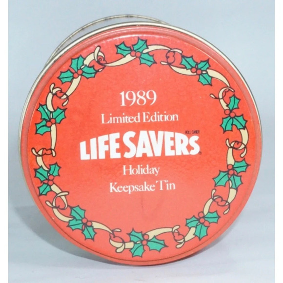 LifeSavers Holiday Keepsake Tin Vintage 1988 - Picture 4 of 8